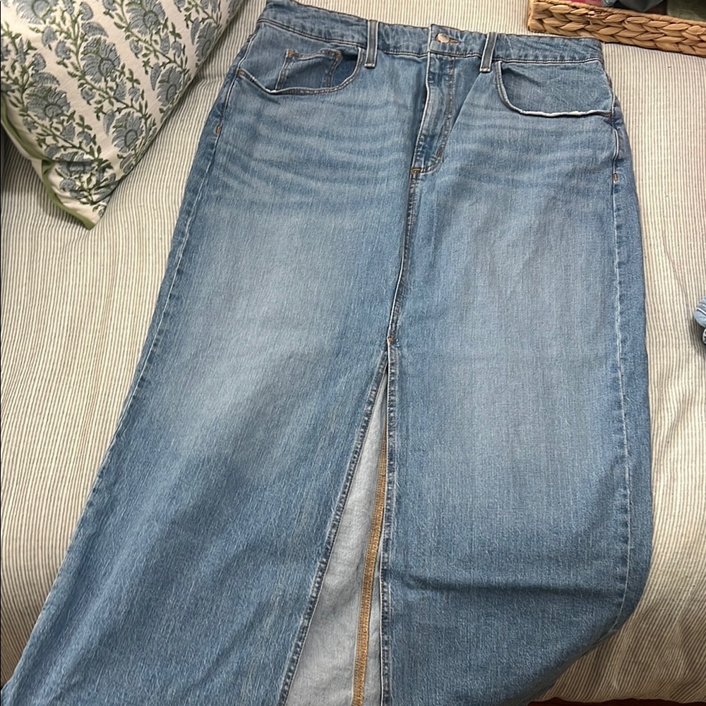 Universal Thread Blue A-Line Skirt